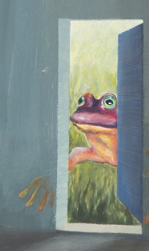 Kontaktseite-Frosch_anne_michalke_malerei_300x506