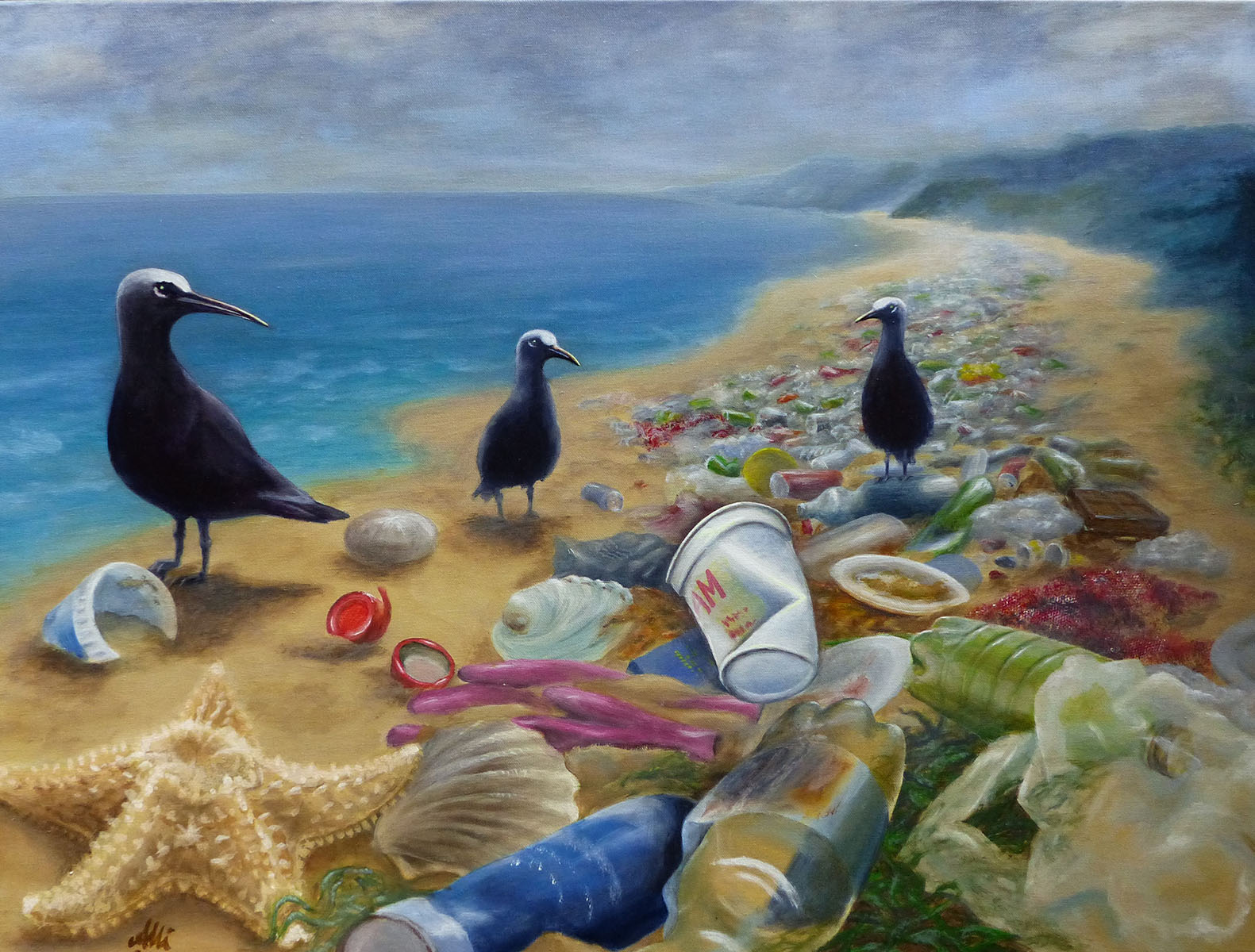 Bild von Tatort 2, 2018, Acryl auf Leinwand, 60 x 80, Anne Michalke